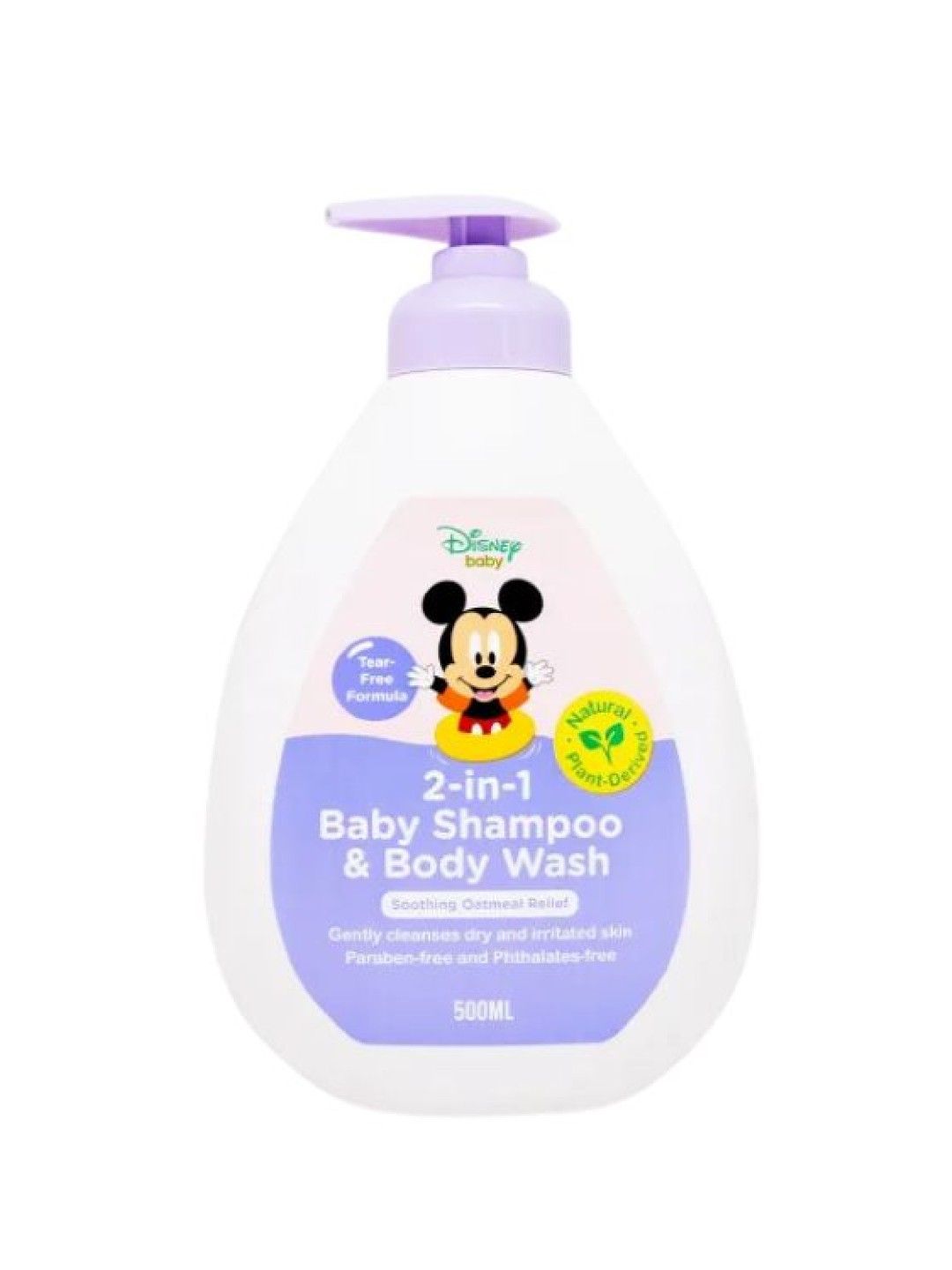 Li'l Sunflower Disney Baby 2-in-1 Baby Shampoo and Body Wash Soothing Oatmeal Relief (500ml)