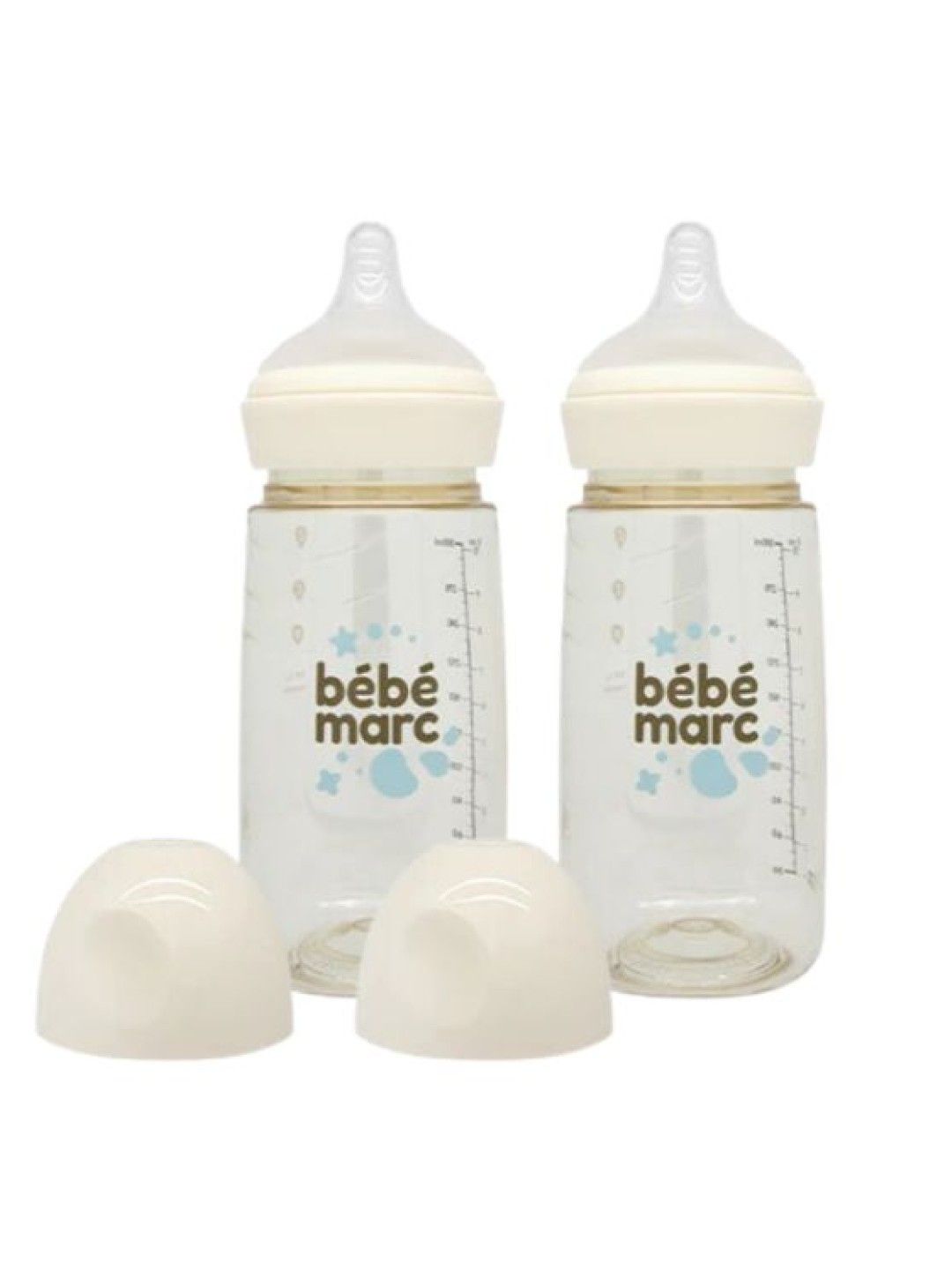 Marcus & Marcus BebeMarc Twinpack Antibacterial Natural Feeding PPSU Bottle (300ml) (No Color- Image 1)