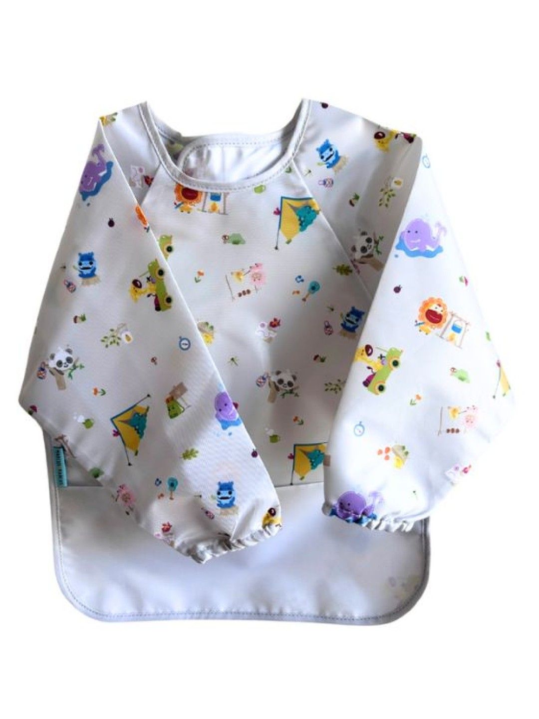 Marcus & Marcus Eco-Friendly Long Sleeve Baby Bib (No Color- Image 1)