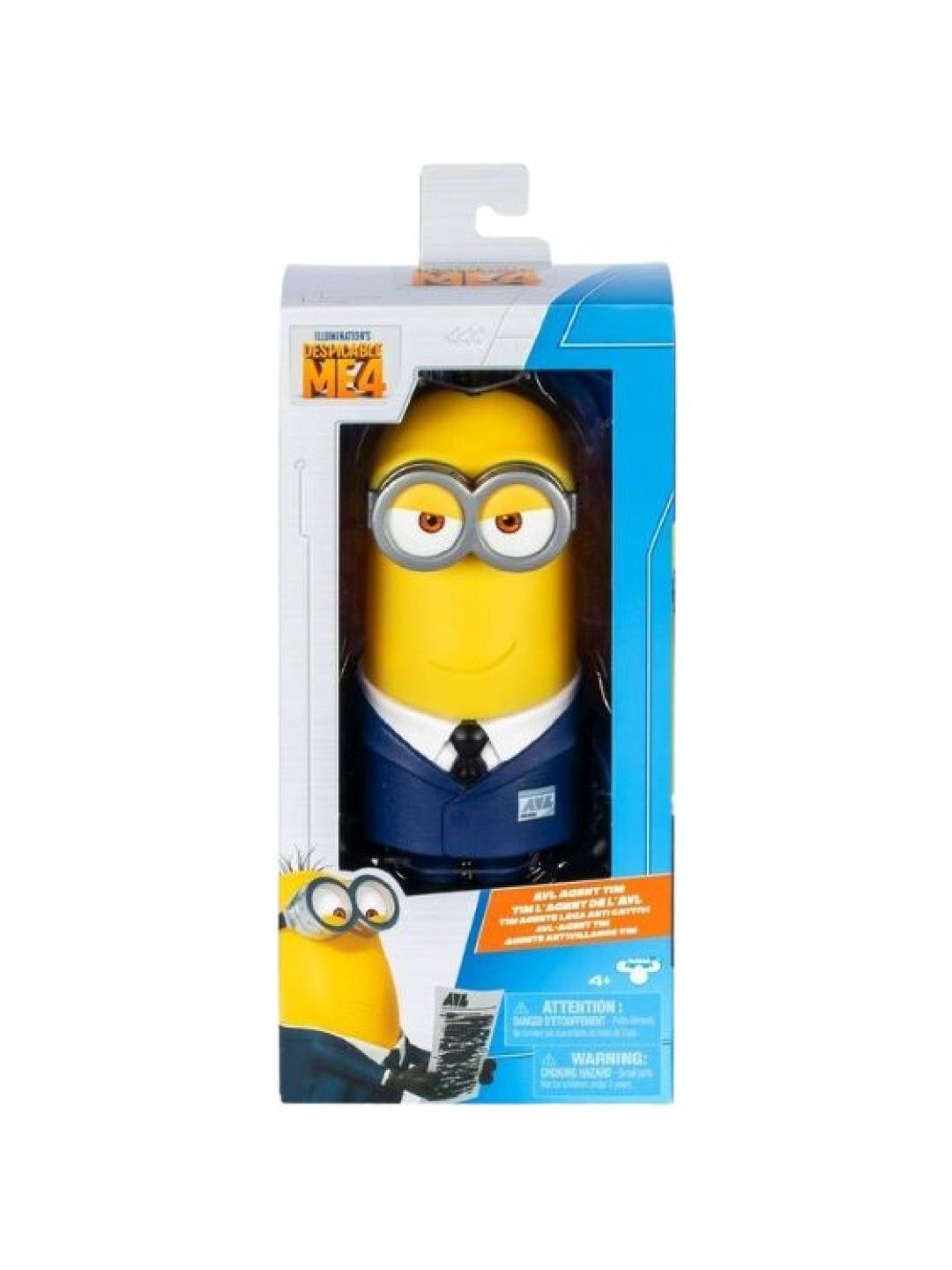 Despicable Me 4 Deluxe Minions AVL Agent Tim (No Color- Image 3)