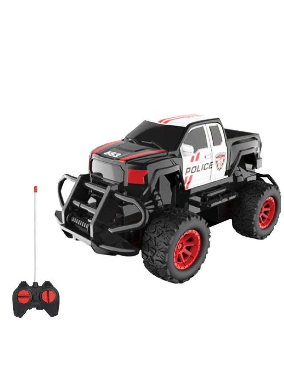 Monster Wheels 1:43 Full-Function 27Mhz Police Radio Control Truck (No Color- Image 1)