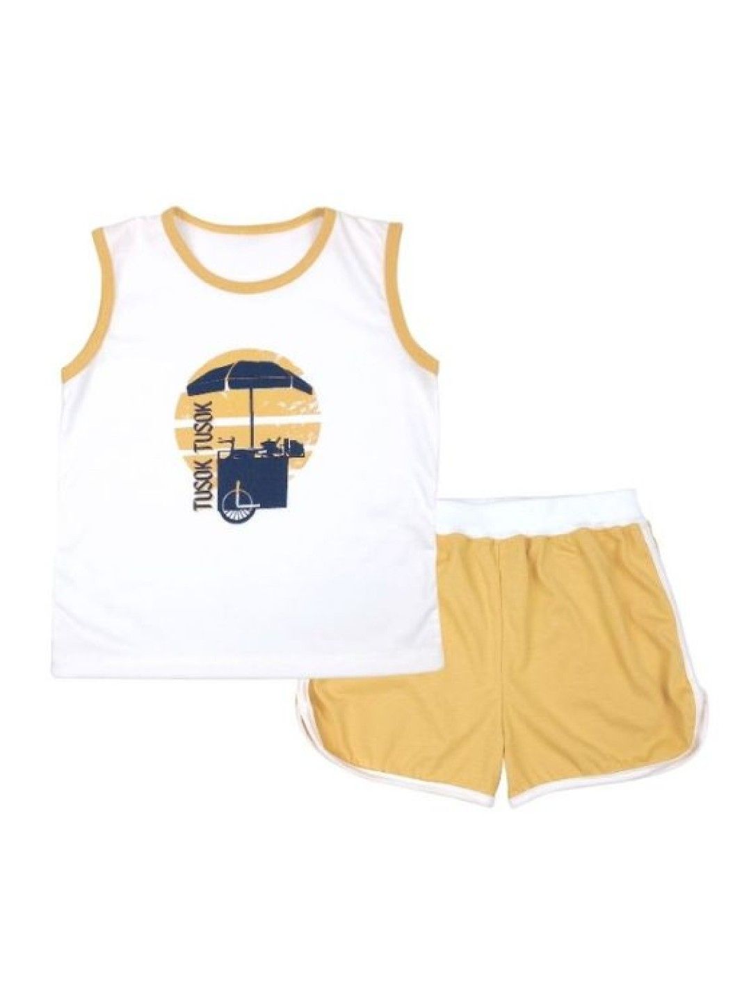 Looms Toddler Boys Tank Top and Shorts Set Pinoy Streat Collection (No Color- Image 1)