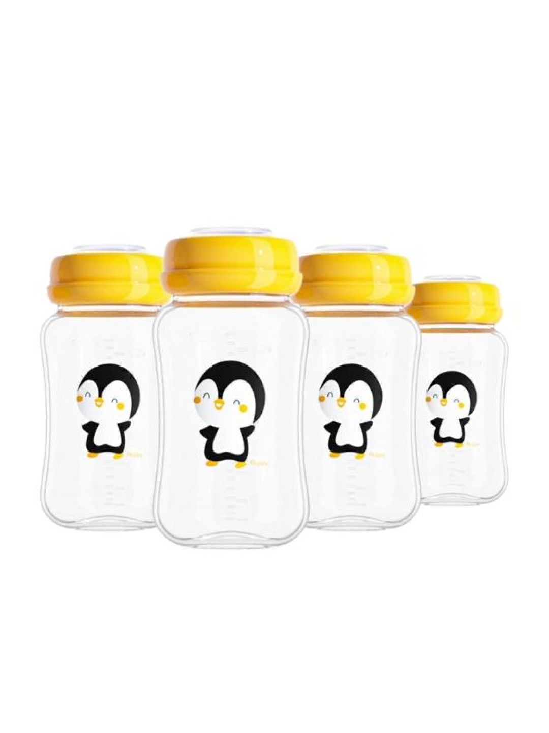 Huppy Buppy Breastmilk Storage Bottle - Wide Neck 8oz (4pcs)