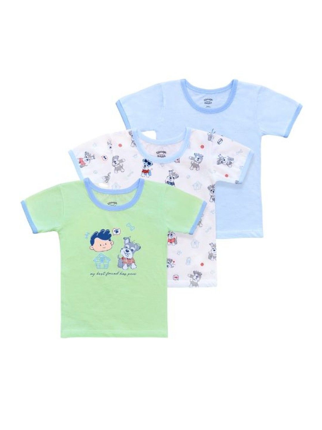 Cotton Stuff 3-piece T-Shirt (Bestfriend- Boy)
