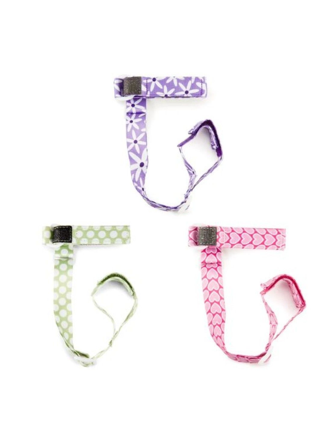 BooginHead SippiGrip Cup, Bottle & Toy Strap 3-Pack (Assorted for Girls- Image 1)