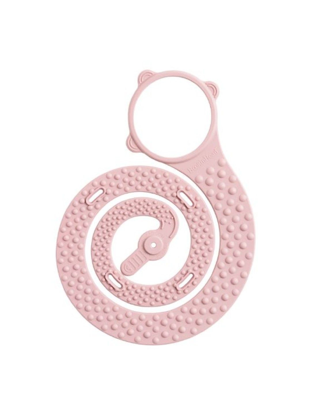 BooginHead SippiGrip Silicone Cup, Bottle & Toy Strap (Rose- Image 1)