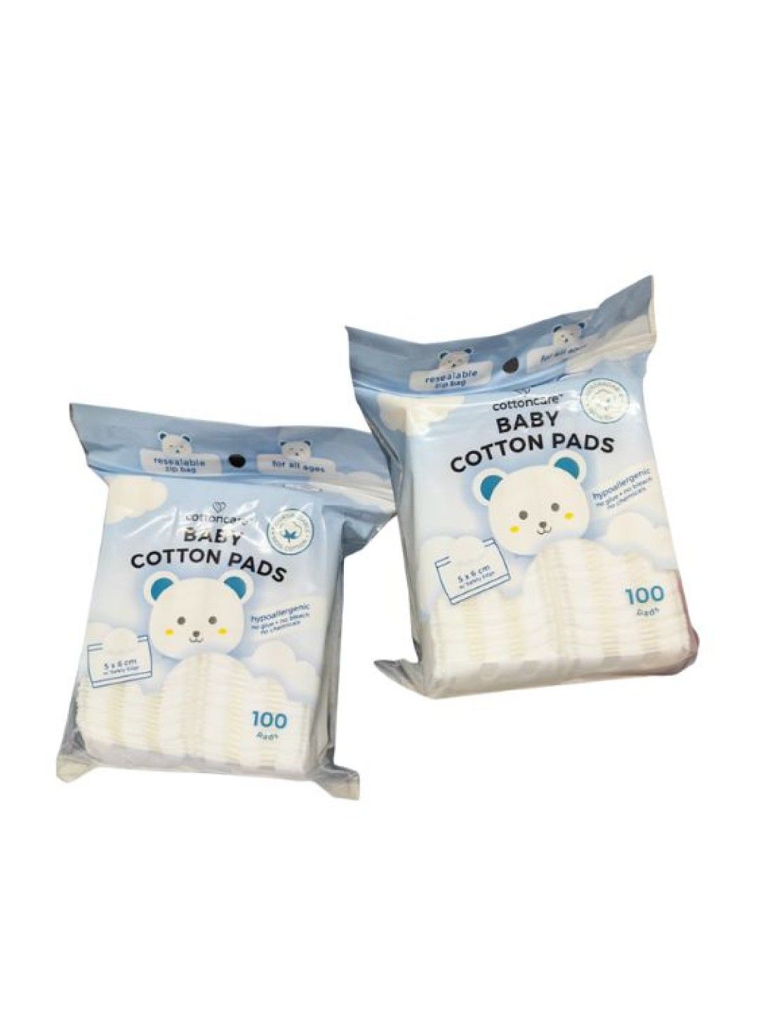 Cotton Central™ Cottoncare Baby Cotton Pads 2 Pack (200 Pads)