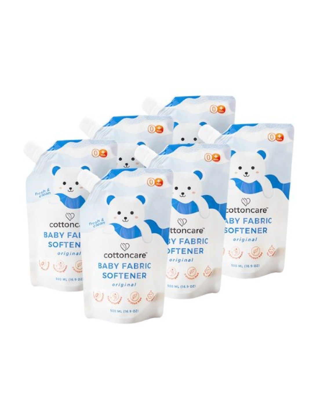 Cotton Central™ Cottoncare Baby Fabric Softener - Original 6 Pack (3000 ml)