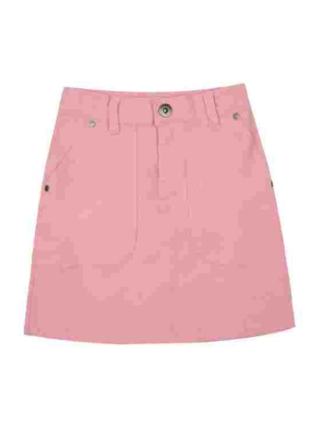 Grizzly Girls Twill Skirt With Pockets (Pink- Image 1)