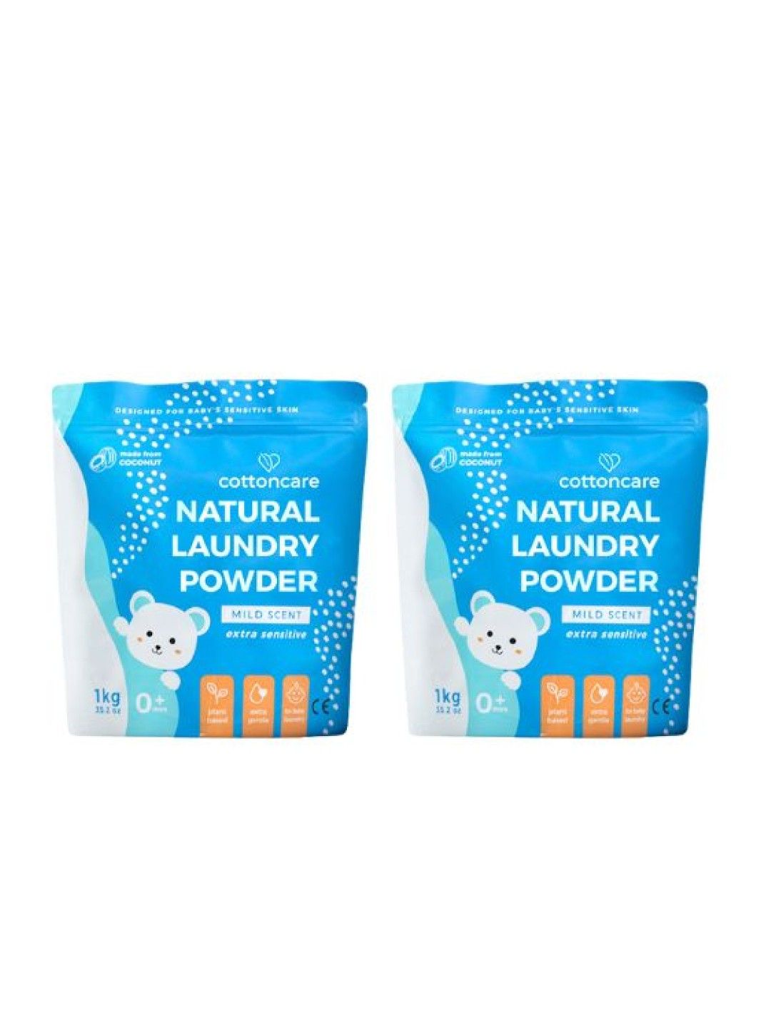 Cotton Central™ Cottoncare™ Non-Toxic Hypoallergenic Baby Laundry Powder Detergent (2 kgs)