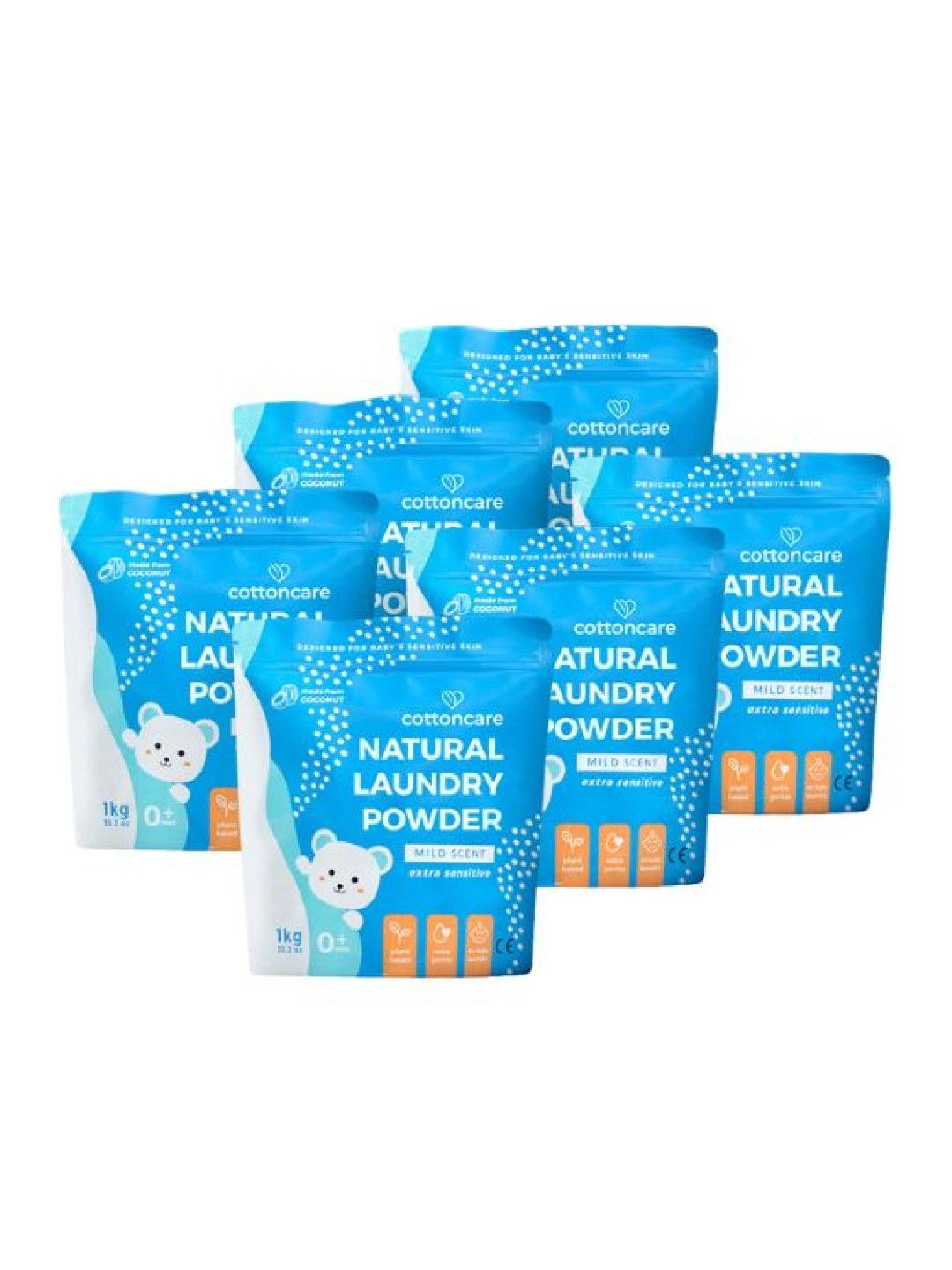 Cotton Central™ Cottoncare™ Non-Toxic Hypoallergenic Baby Laundry Powder Detergent (6 kgs) (No Color- Image 1)