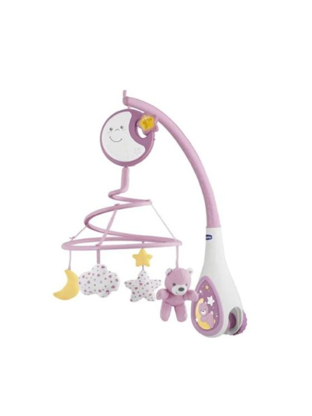 Chicco Next2Dreams Baby Mobile with Music Box for Cot and Bed (Pink) (No Color- Image 1)