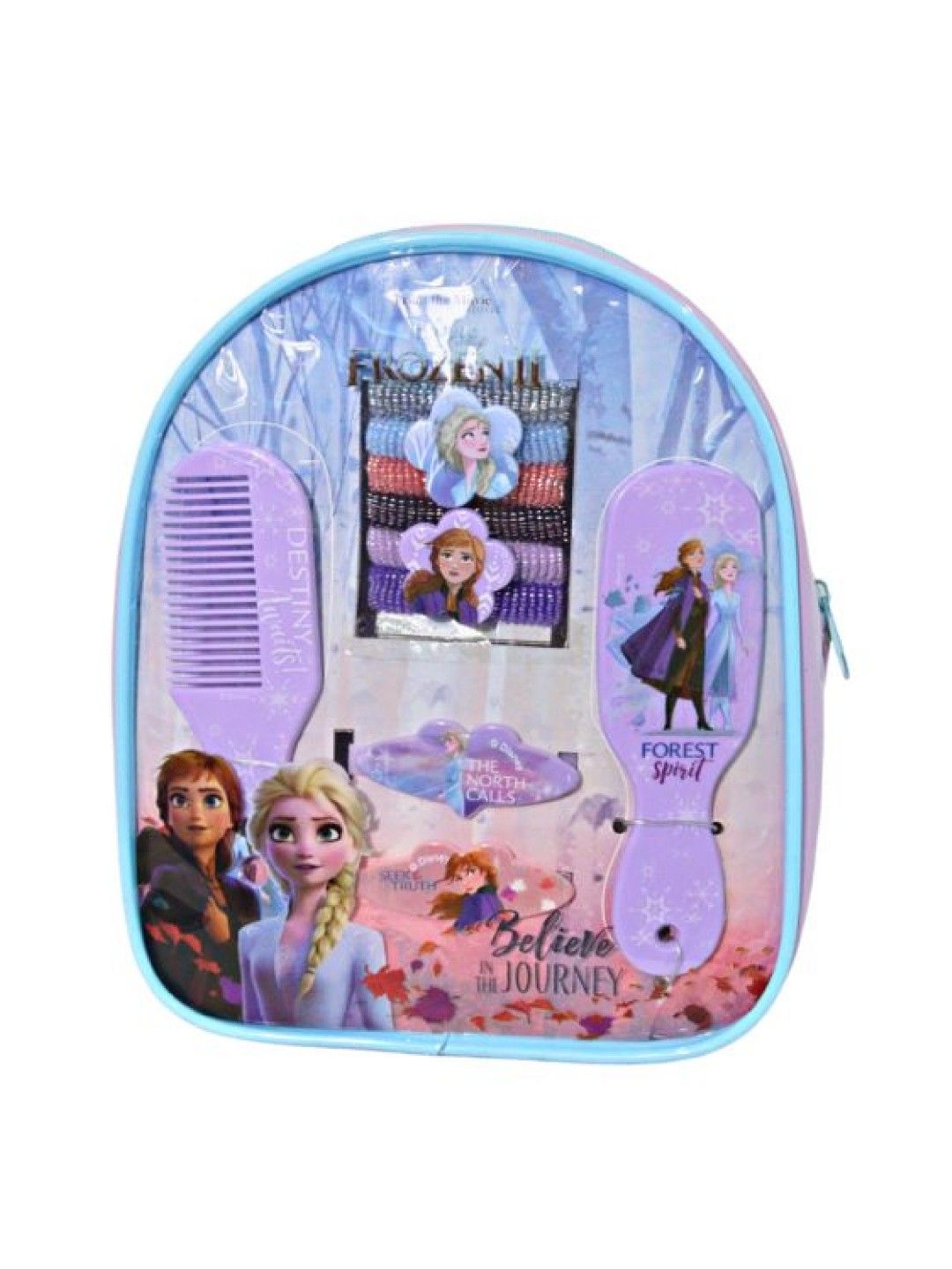 Disney Frozen Cute Backpack Shaped Hair Accessories Set (No Color- Image 1)