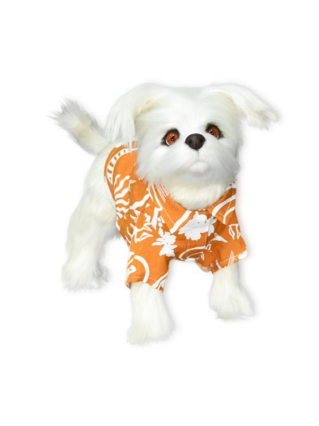 PUPKITS Beach Graffiti Orange White - Pet Shirt