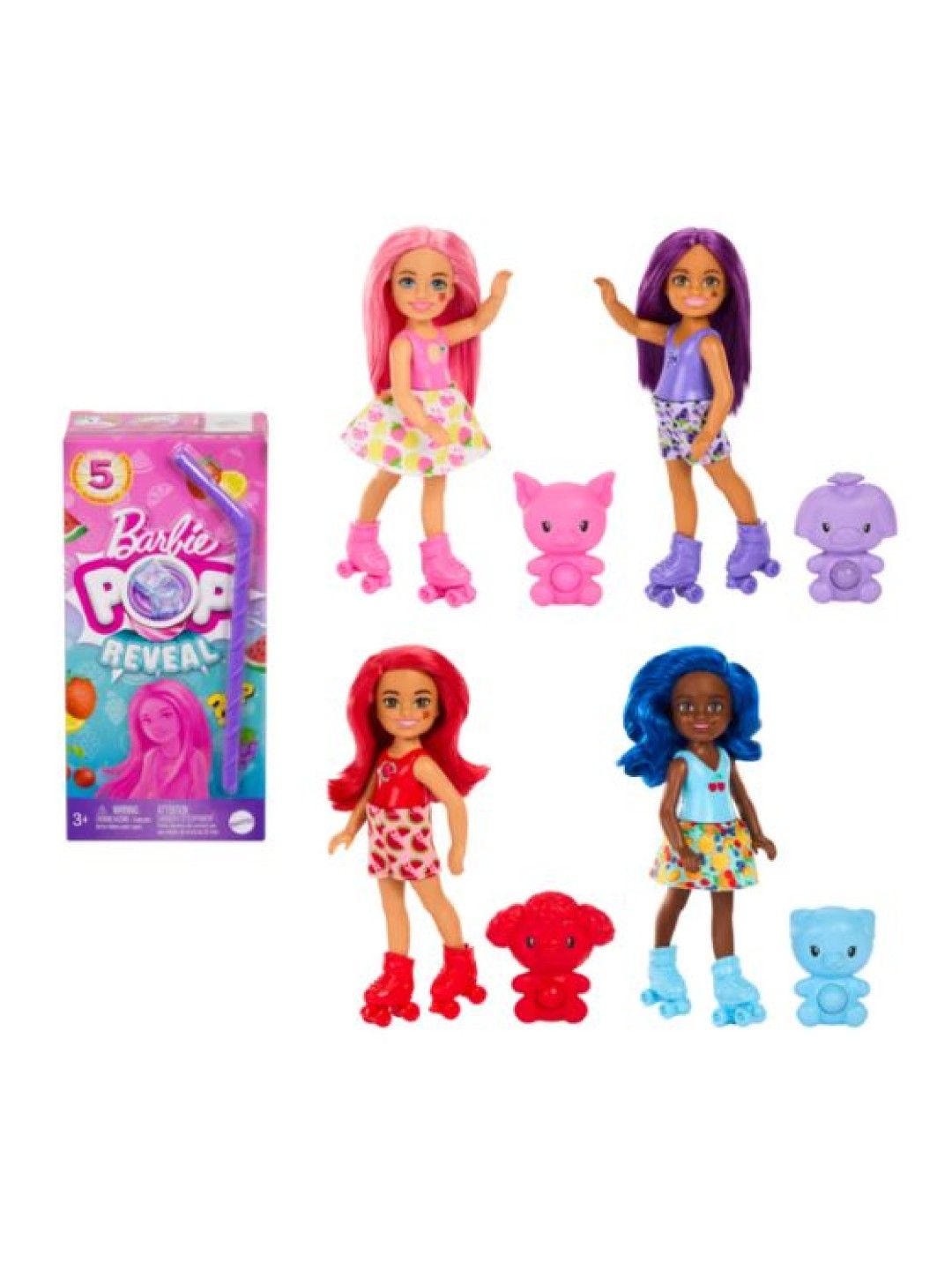 Barbie Chelsea Pop Reveal Fruit Series Scented Doll (No Color- Image 1)