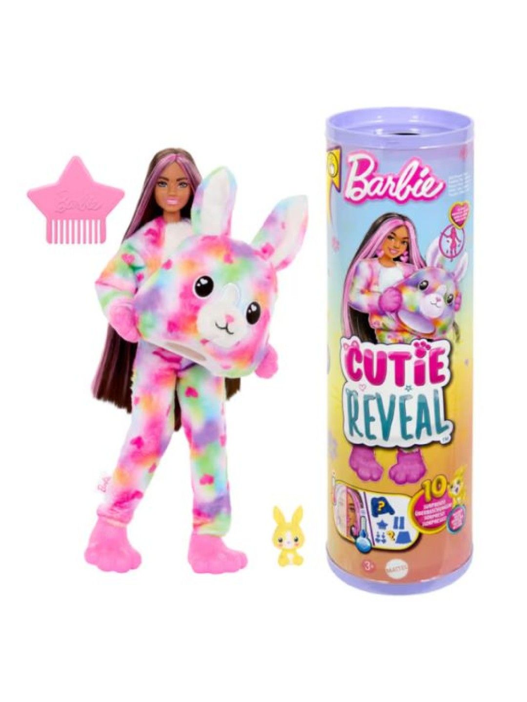 Barbie Cutie Reveal Color Dream Series - Bunny Doll (No Color- Image 1)