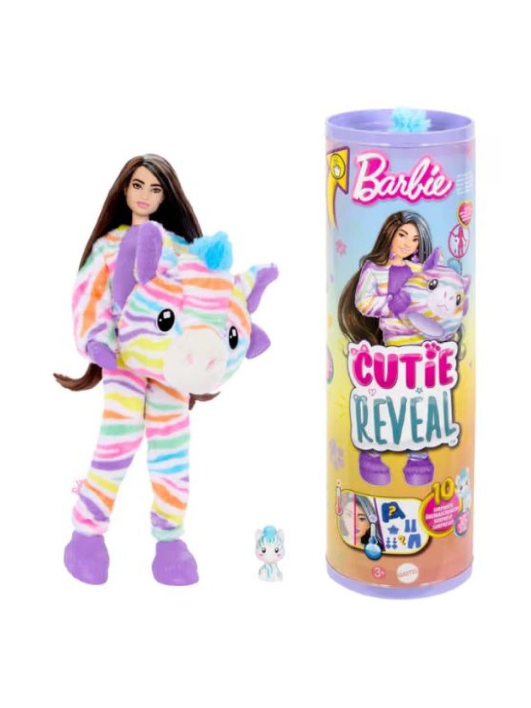 Barbie Cutie Reveal Color Dream Series - Zebra Doll