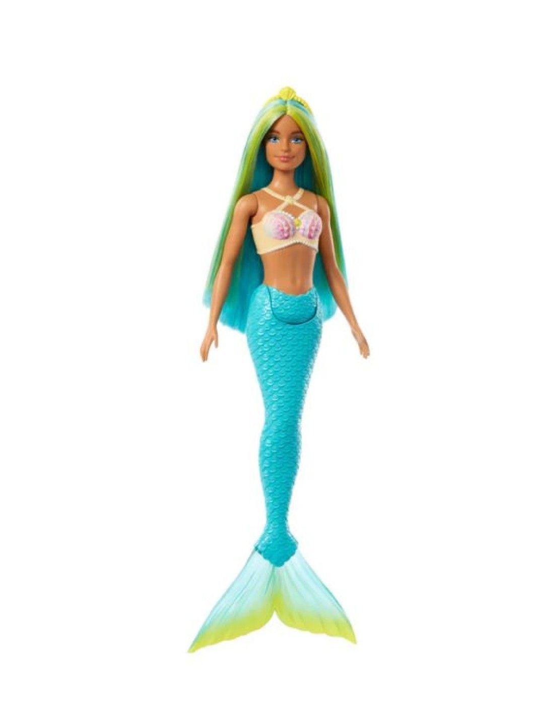 Barbie Dreamtopia Fairytale New Mermaid Doll with Turquoise Tail (No Color- Image 1)