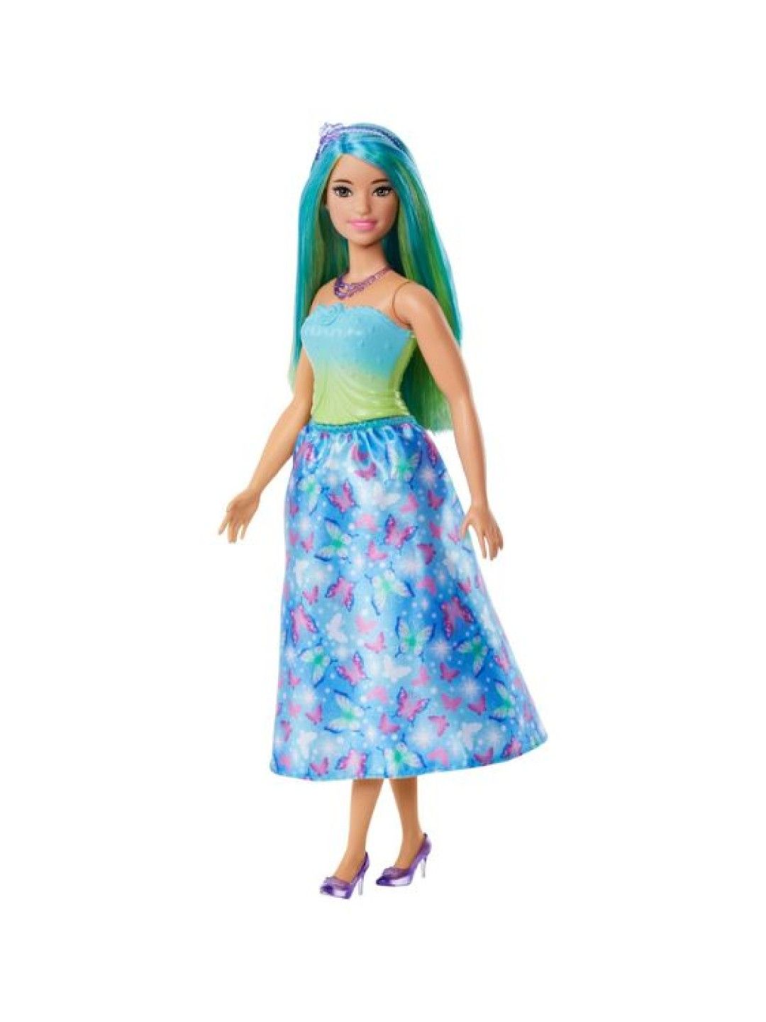 Barbie Royal Doll With Blue-Highlighted Hair (No Color- Image 1)