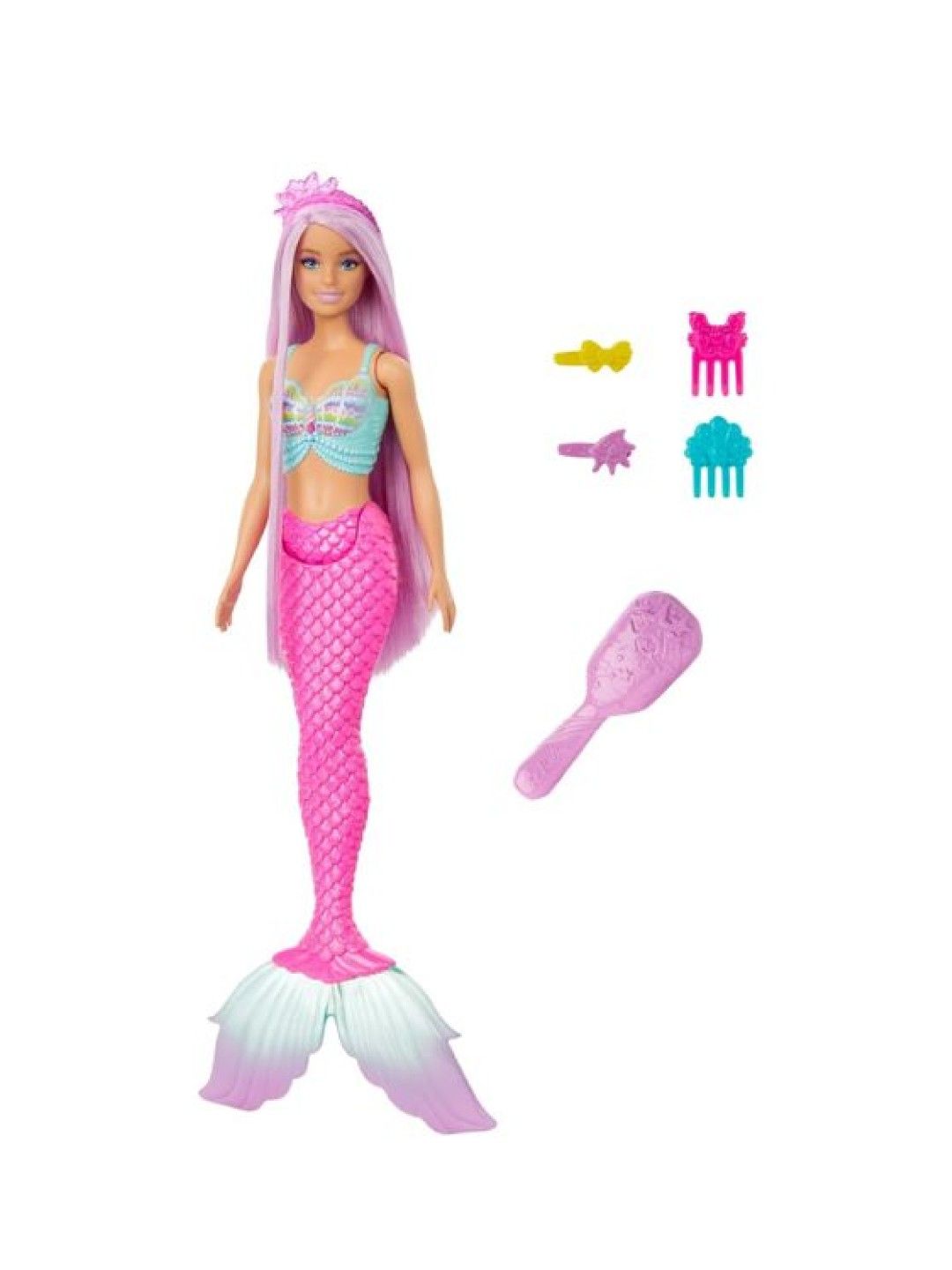 Barbie Dreamtopia Fairytale Mermaid Doll With Long Fantasy Hair (No Color- Image 1)