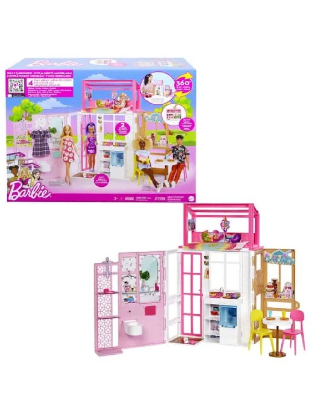 Barbie Estate Doll House Playset (No Color- Image 4)
