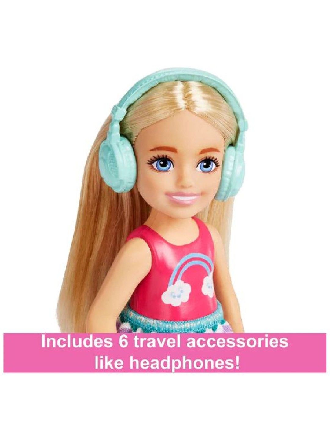 Barbie Travel Chelsea Doll (No Color- Image 3)