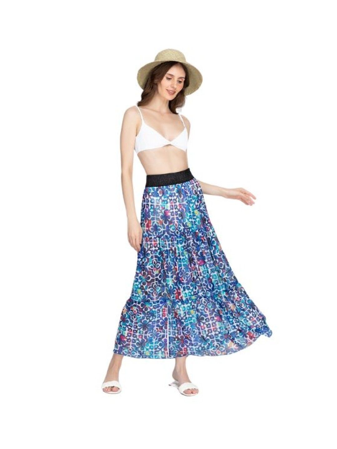 Eve's Chic Jasmine Tiered Maxi Skirt