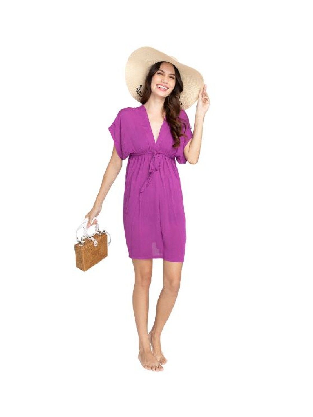 Eve's Chic Eloise V Neck Tunic Dress