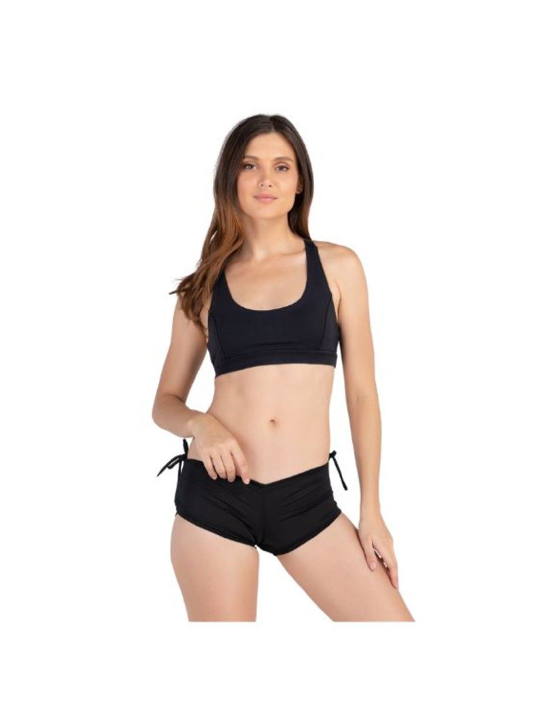 eska Hally Boyleg Booty Shorts (Black- Image 2)