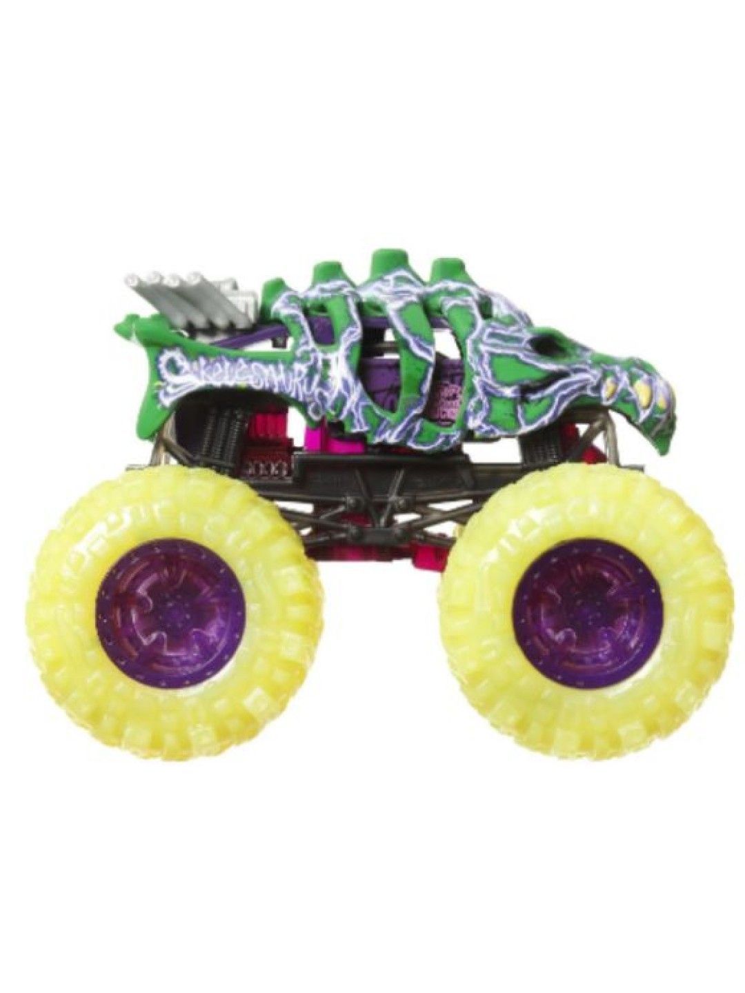 Hot Wheels Monster Trucks 1:64 Diecast - Skelesaurus (No Color- Image 1)