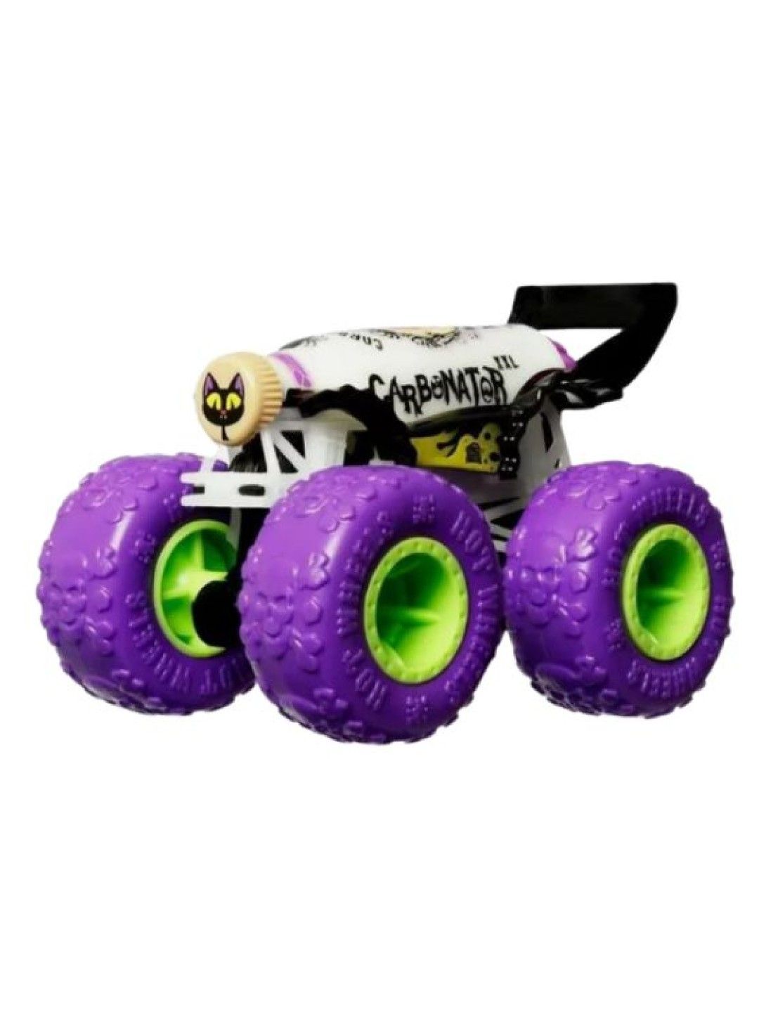 Hot Wheels Monster Trucks 1:64 Glow in the Dark Diecast - Carbonator XXL (No Color- Image 1)