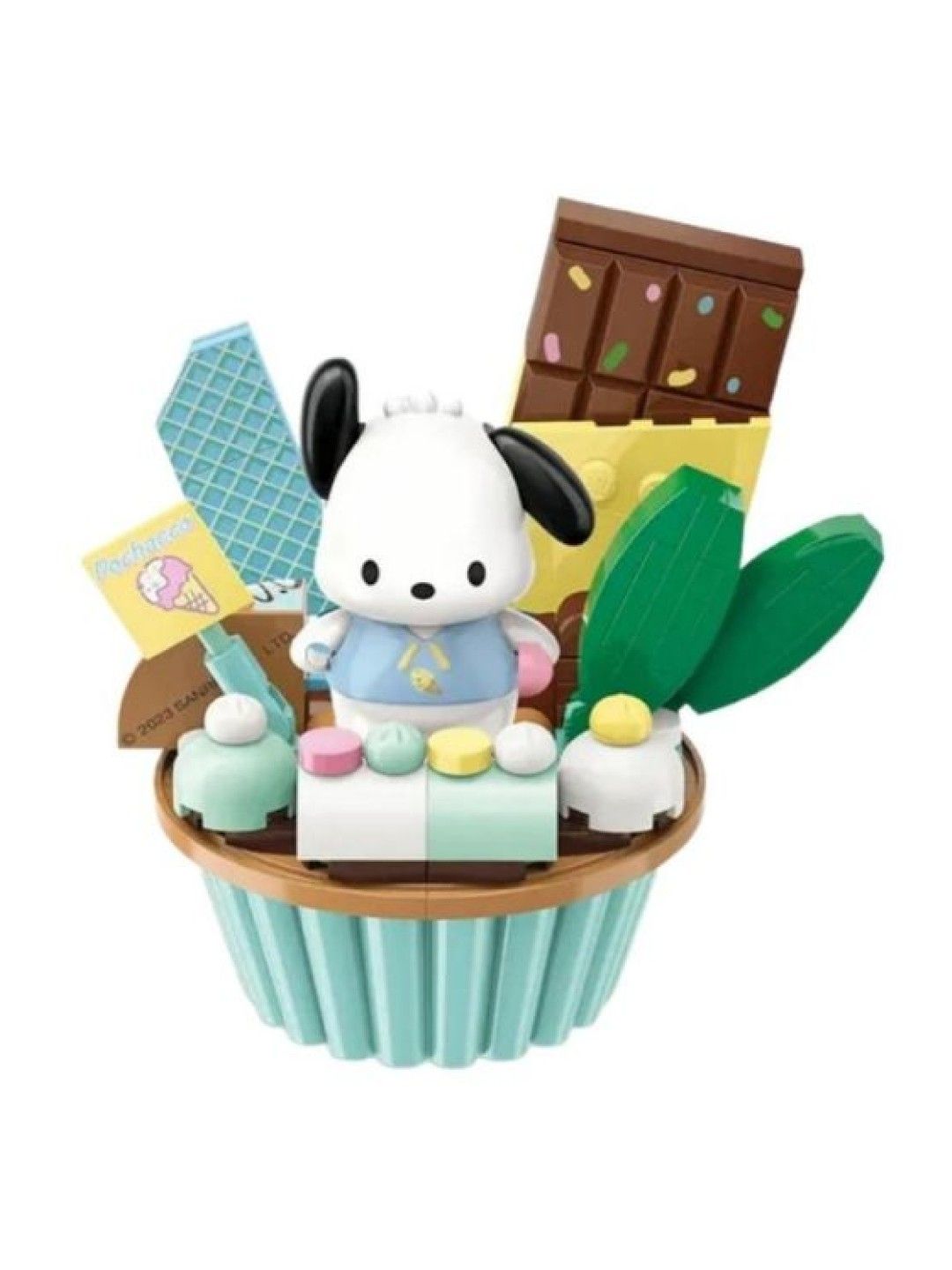 Keeppley Pochacco Cupcake (No Color- Image 1)