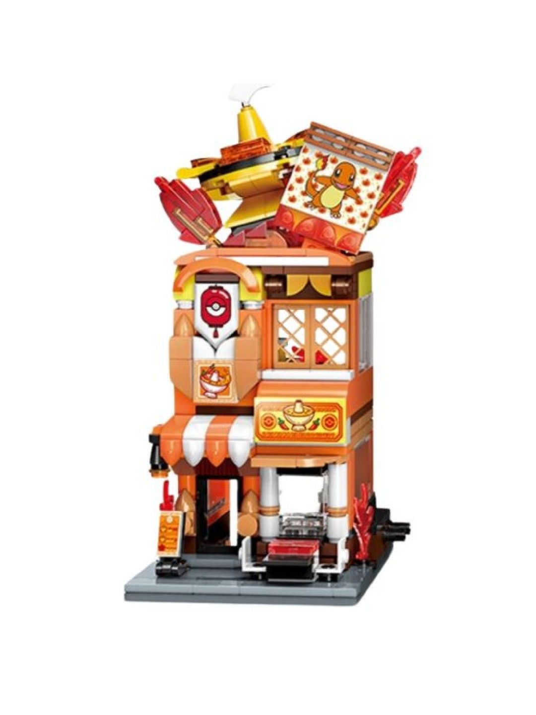 Keeppley Pokemon Charmander Hotpot Restaurant (No Color- Image 1)