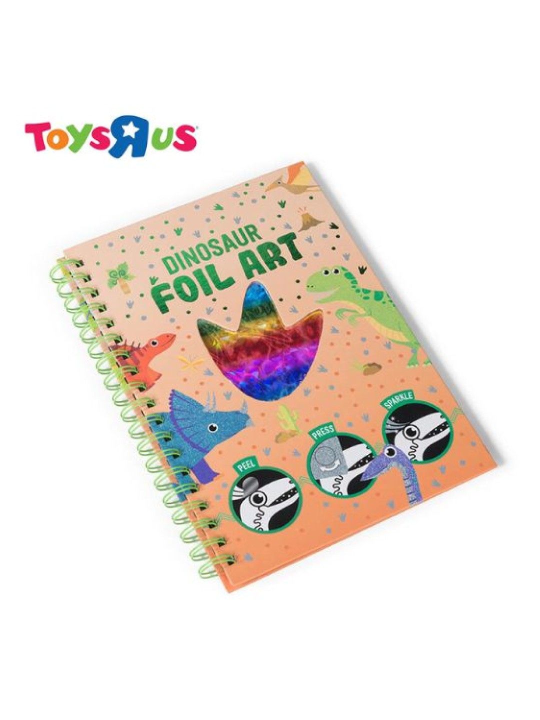 Toys R Us Creation Nation Foil Art Book - Dinosaur (No Color- Image 1)