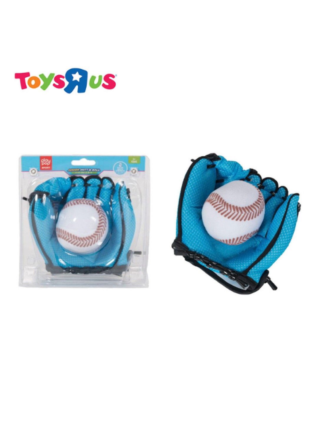 Toys R Us Play Pop Sport Junior Mitt & Ball (Blue) (No Color- Image 2)