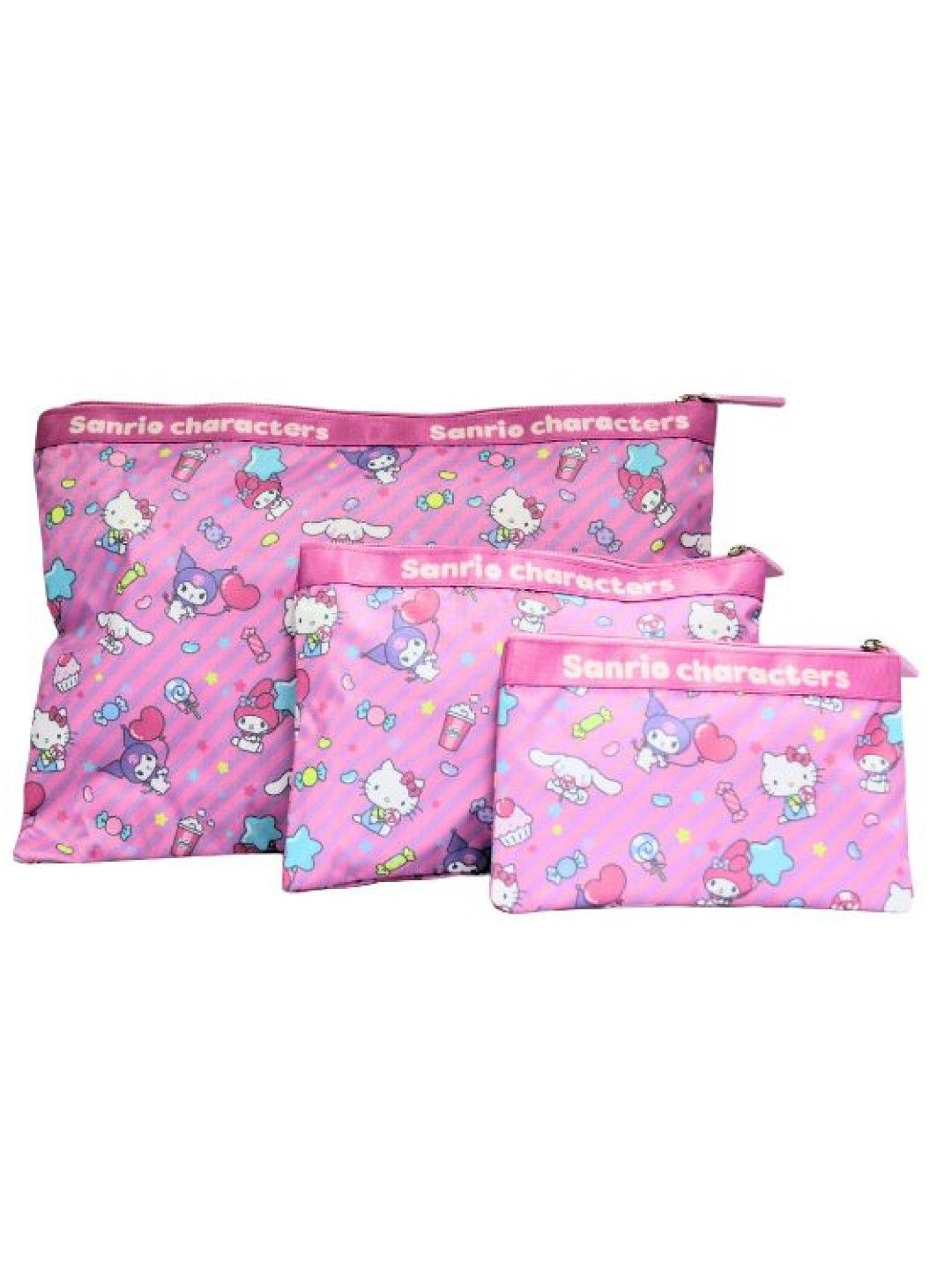 Sanrio Characters Amusement Park 3-envelope pouch set (No Color- Image 1)