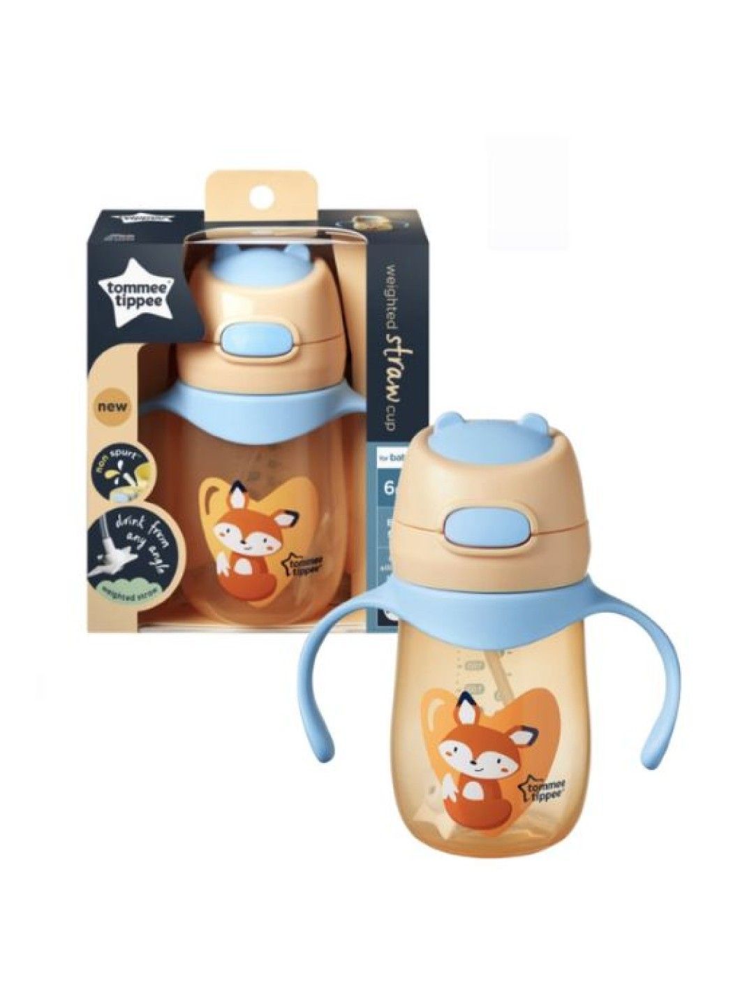 Tommee Tippee Superstar Two-Handle Weighted Straw Cup (240ml)