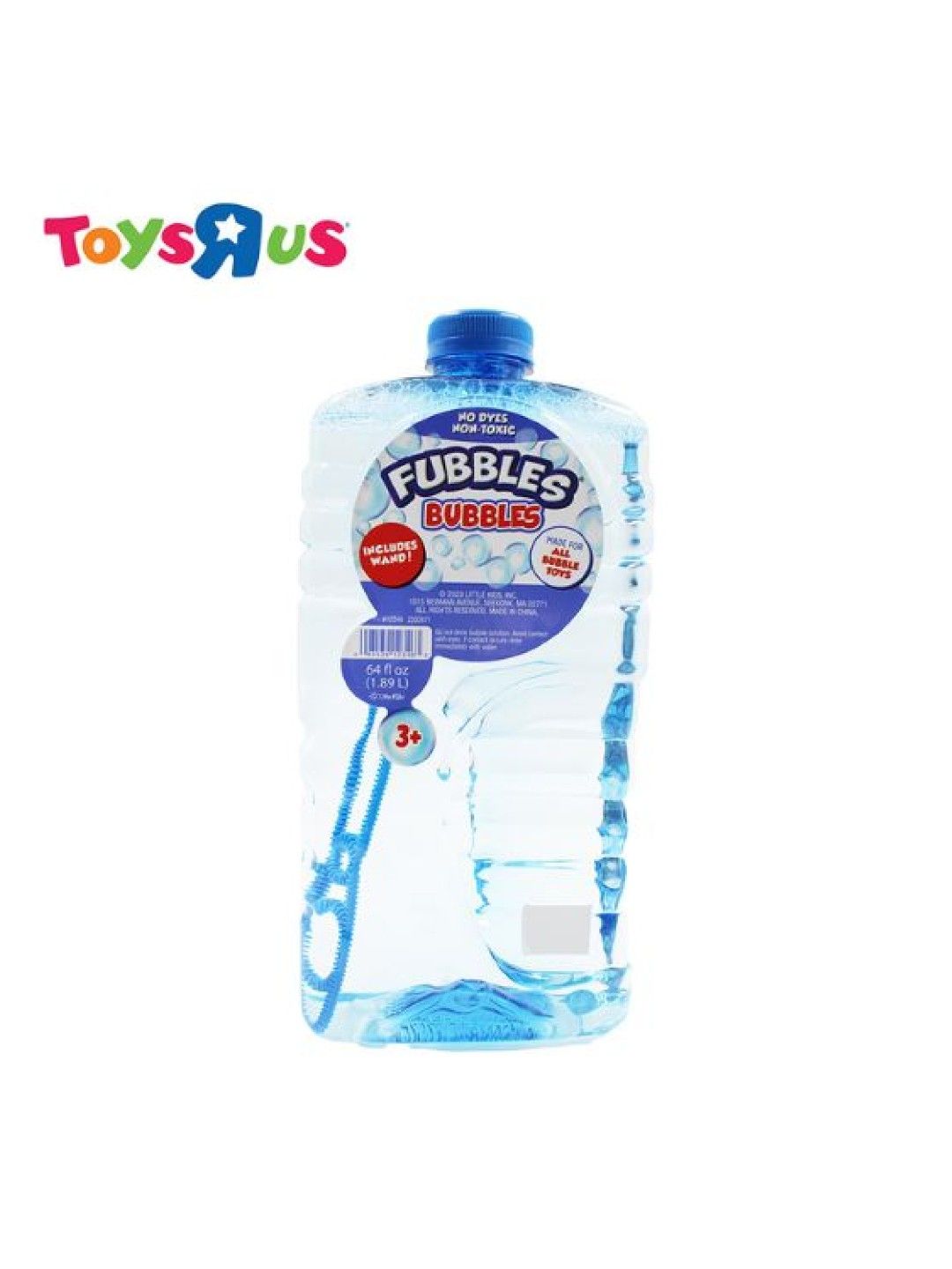Toys R Us Fubbles 64oz Bubble Solutions (Blue- Image 1)