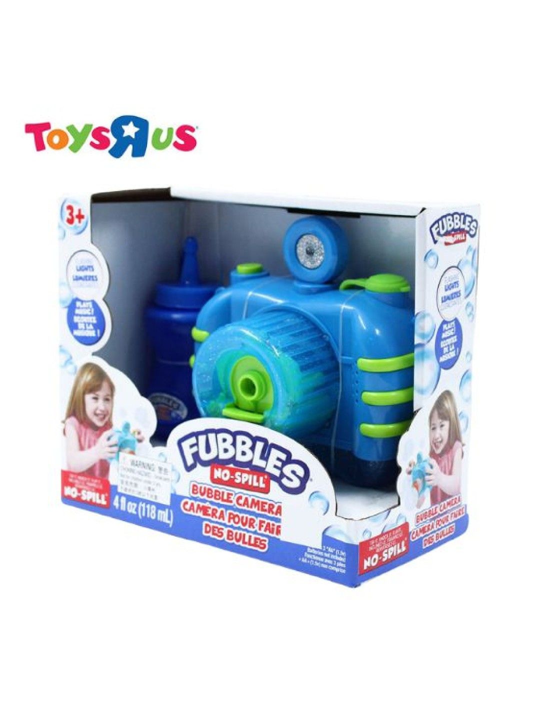 Toys R Us Fubbles No-Spill Bubble Camera (Blue- Image 2)