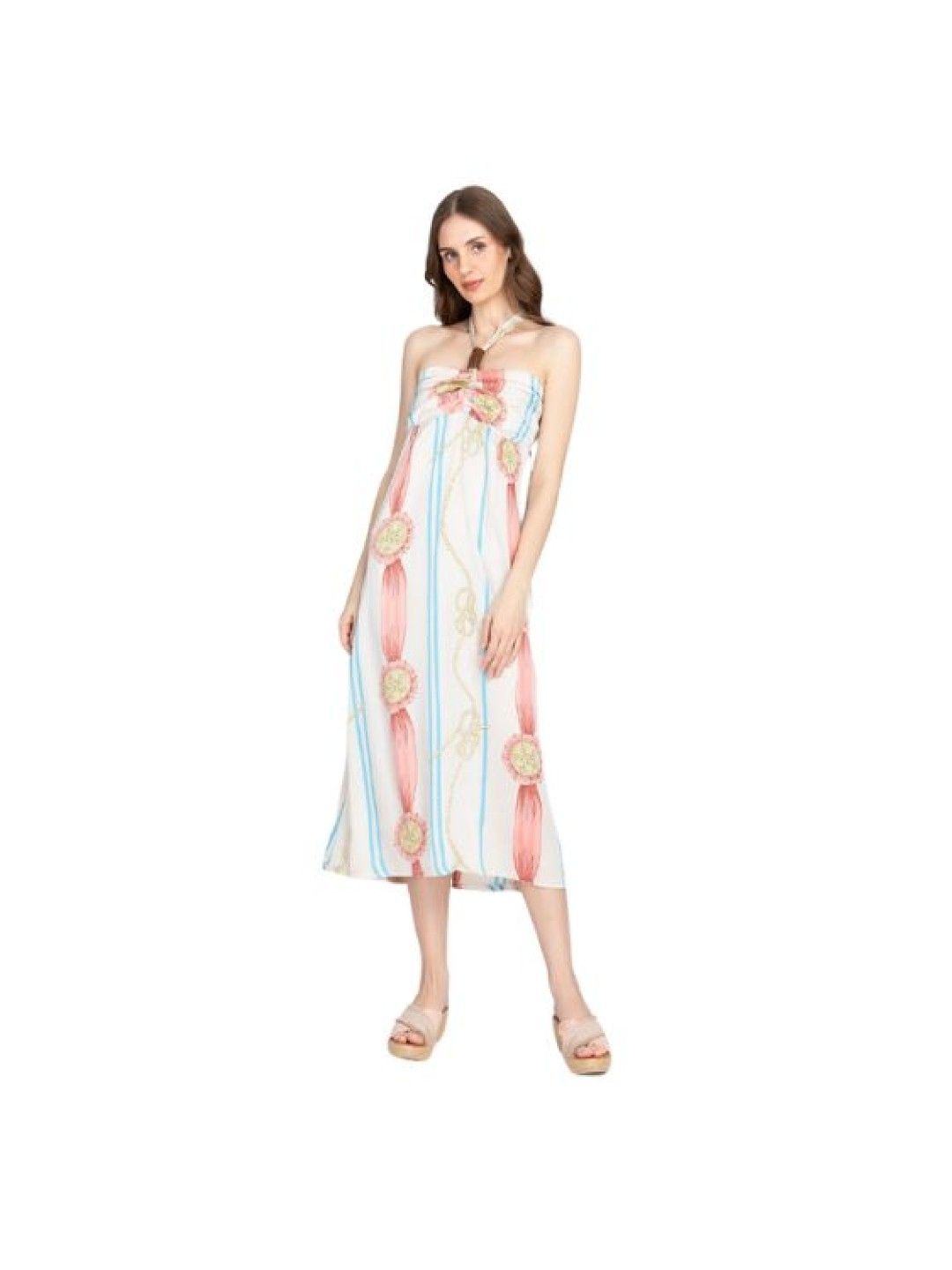 Eve's Chic Opal Bandeu Maxi Dress