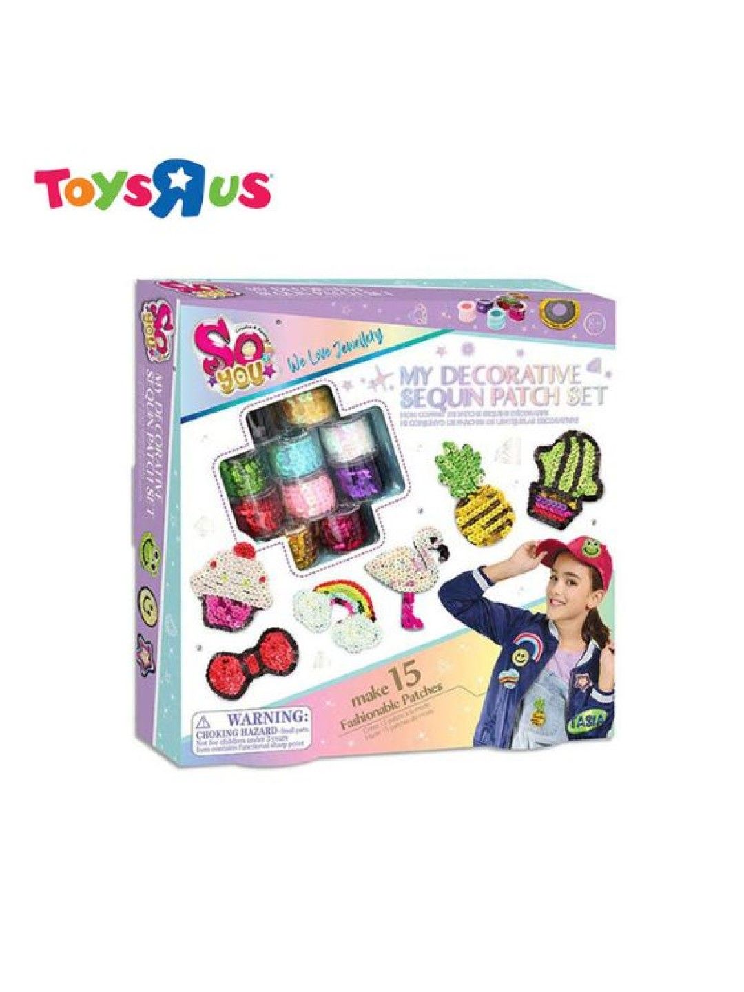 Toys R Us So You We Love Jewelry My Decorative Sequin Patch Craft Kit Toys (No Color- Image 4)