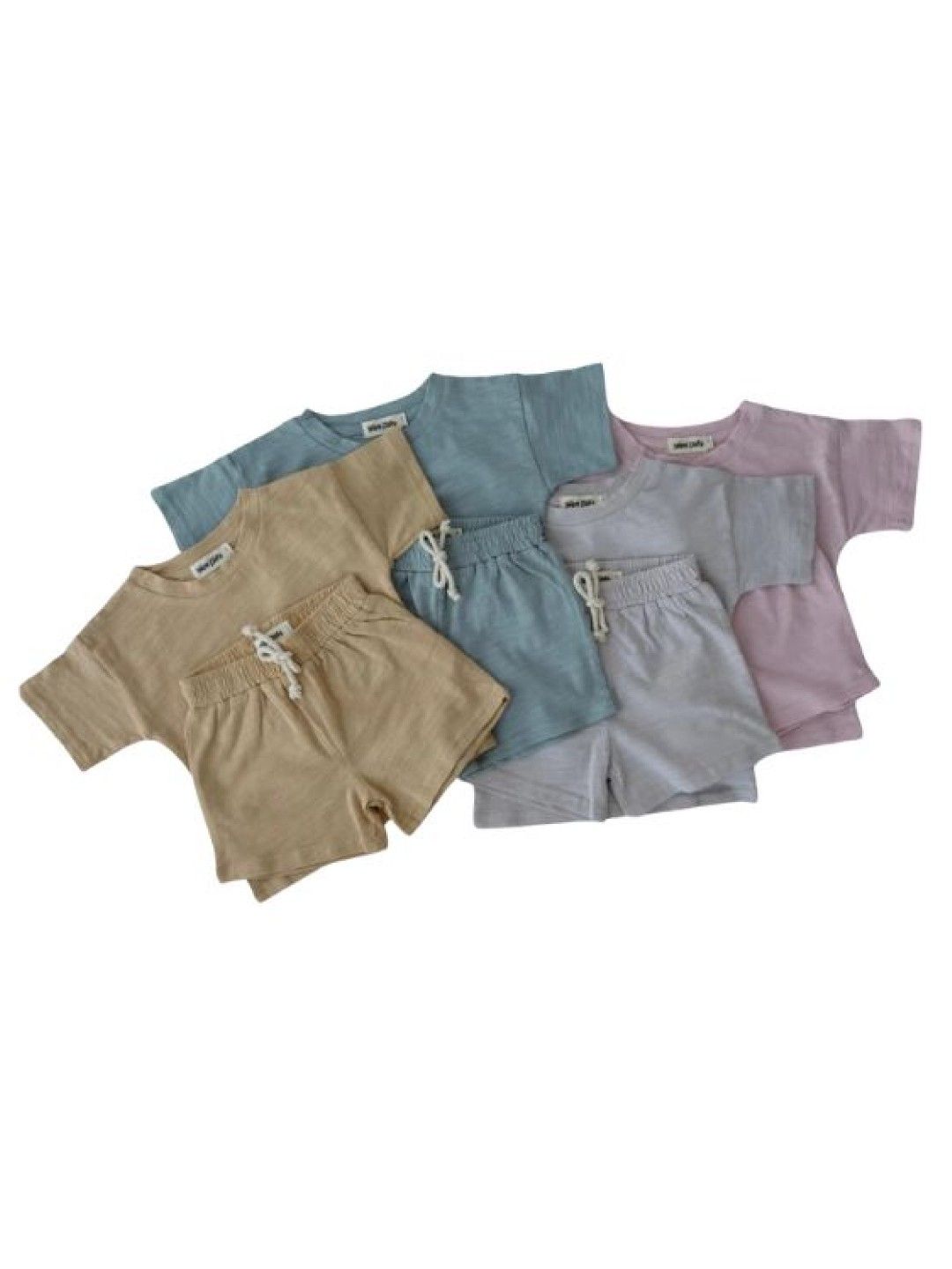 Wee Oats Graham Shirt & Shorts Set (Sage- Image 2)