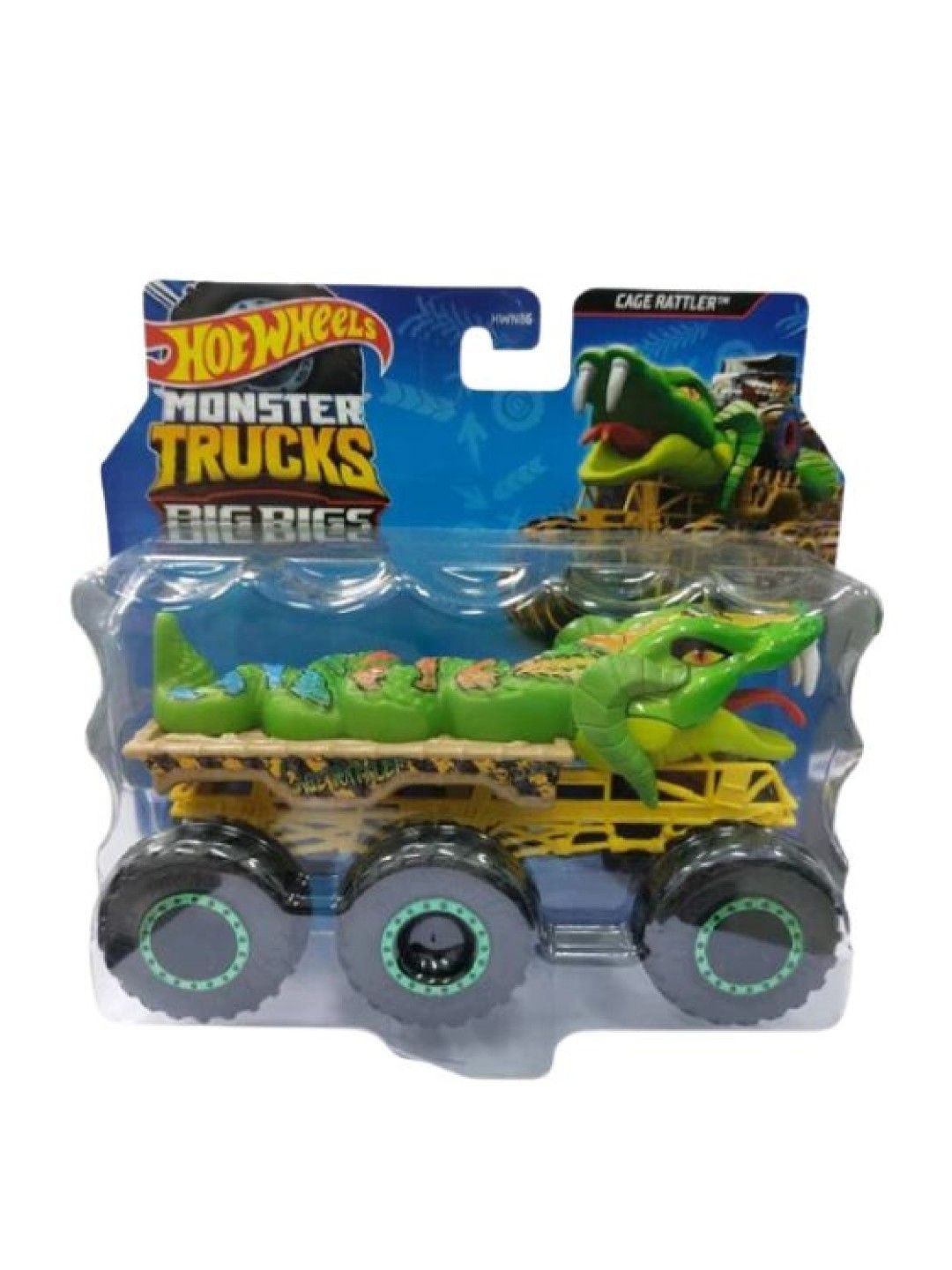 Hot Wheels Monster Trucks Cage Rattler (No Color- Image 2)