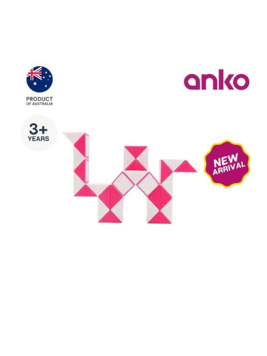 Anko Puzzle Snake (Pink) (No Color- Image 2)