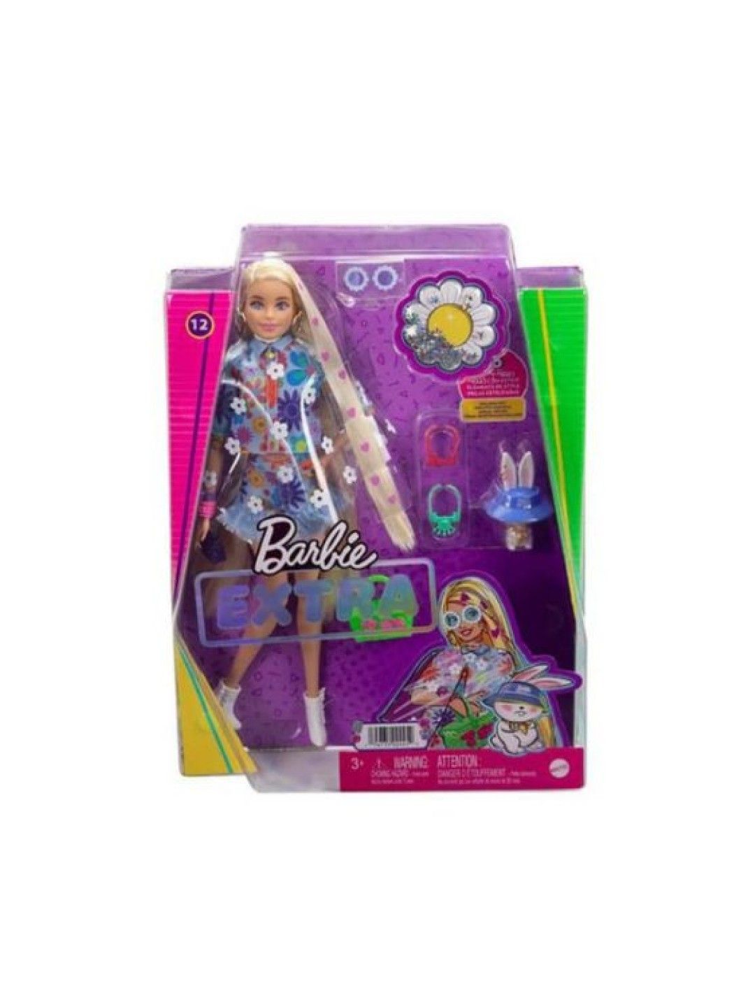 Barbie Extra Doll With Pet Bunny (No Color- Image 4)