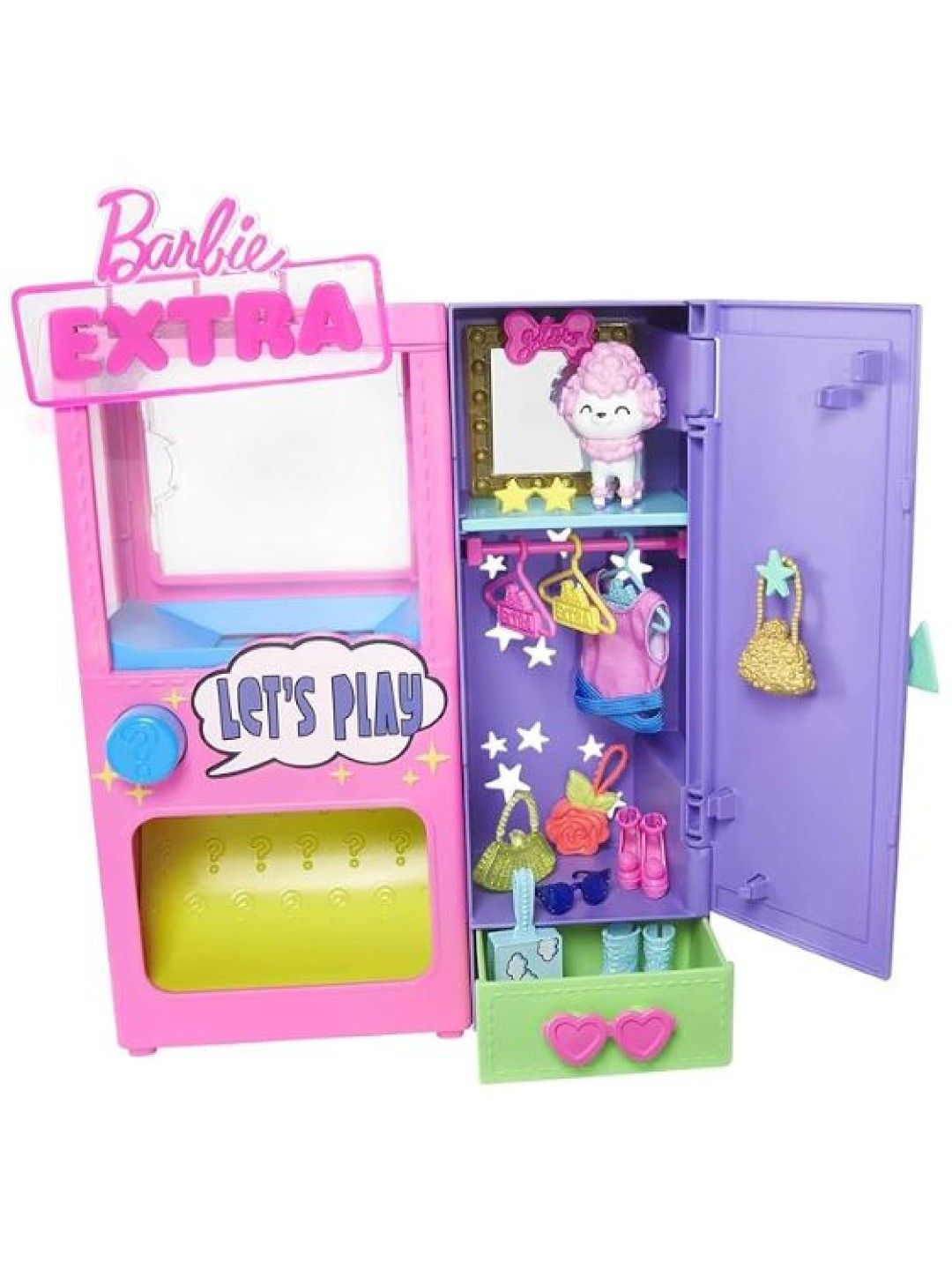 Barbie Extra Surprise Fashion Closet Playset With Pet & Accessories (No Color- Image 1)