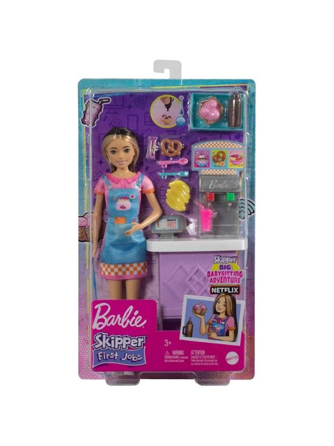 Barbie Toys Skipper Doll And Snack Bar Playset (No Color- Image 4)