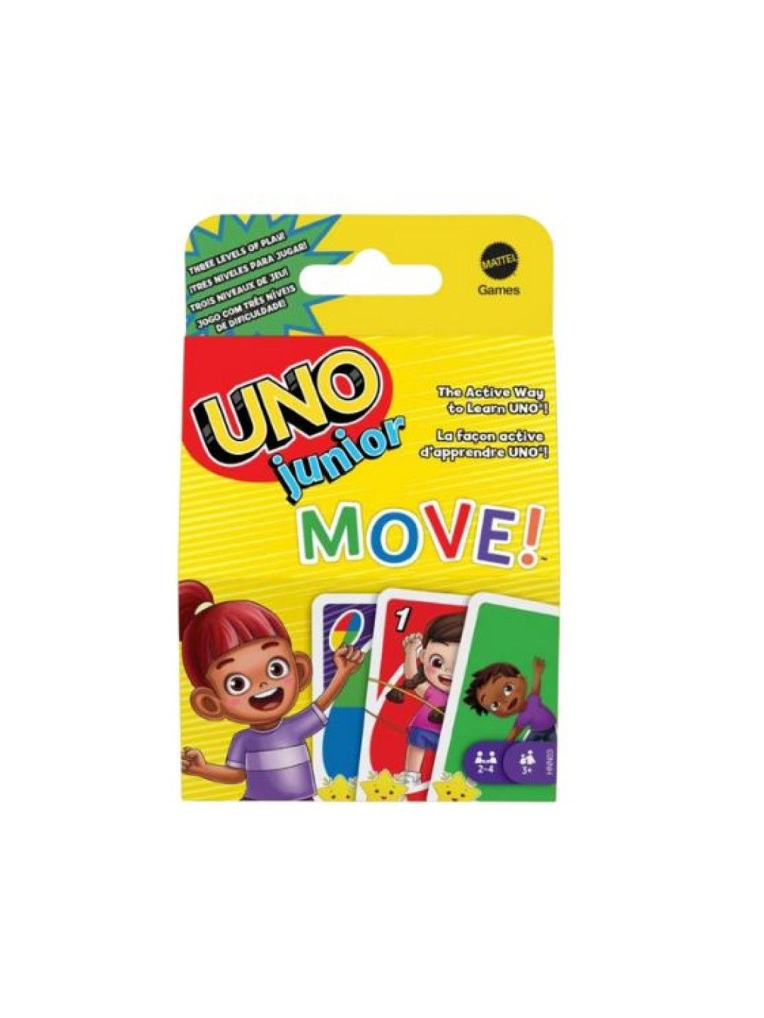 Mattel Games Uno Junior Move! Family And Kids Card Game