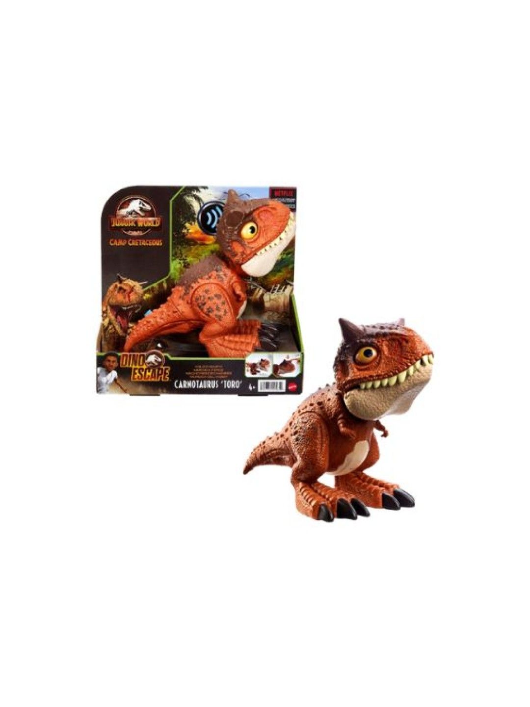 Jurassic World Wild Chompin' Carnotaurus Toro (No Color- Image 1)