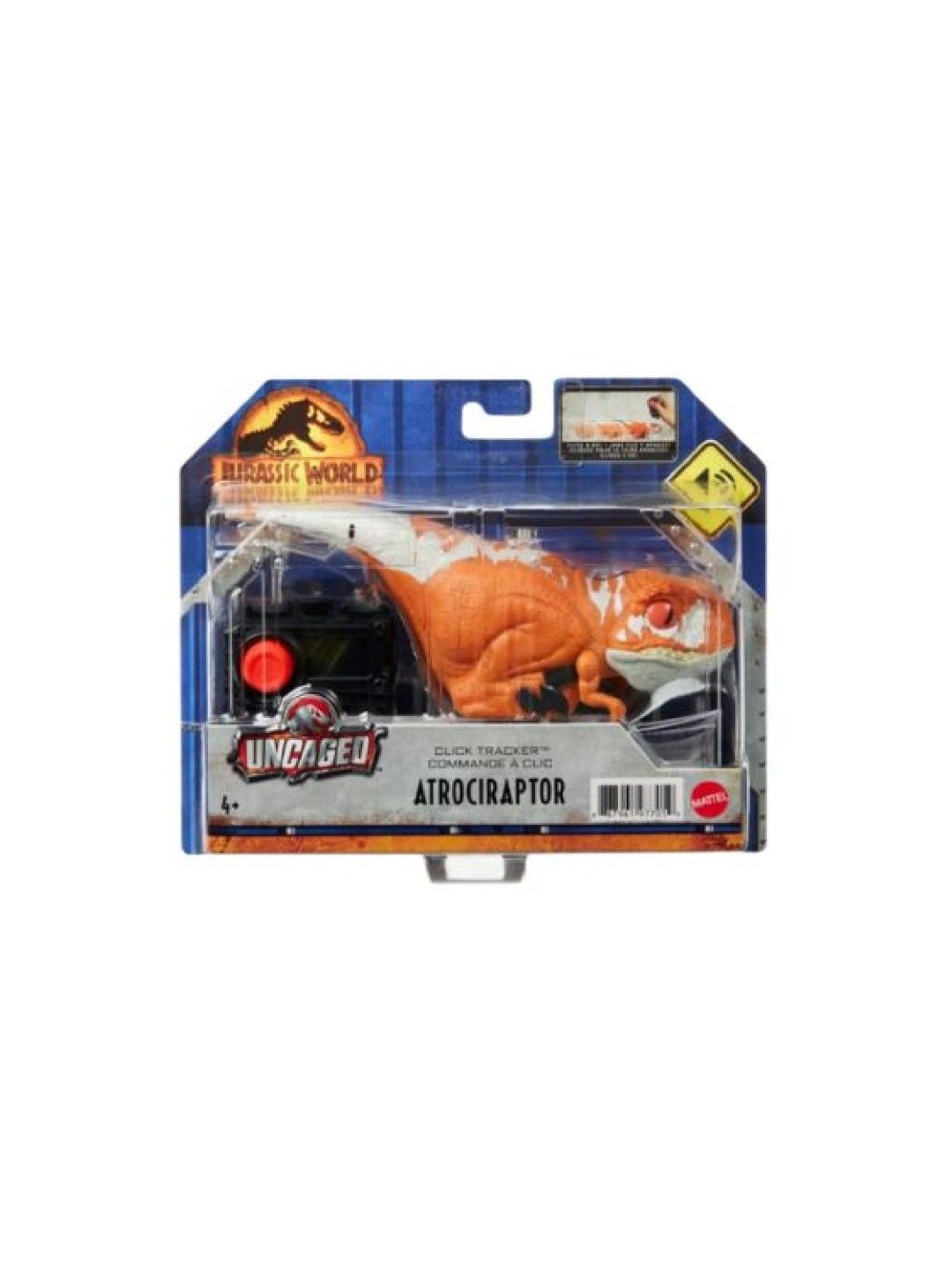 Jurassic World Uncaged Click Tracker Dinosaur Atrociraptor Red